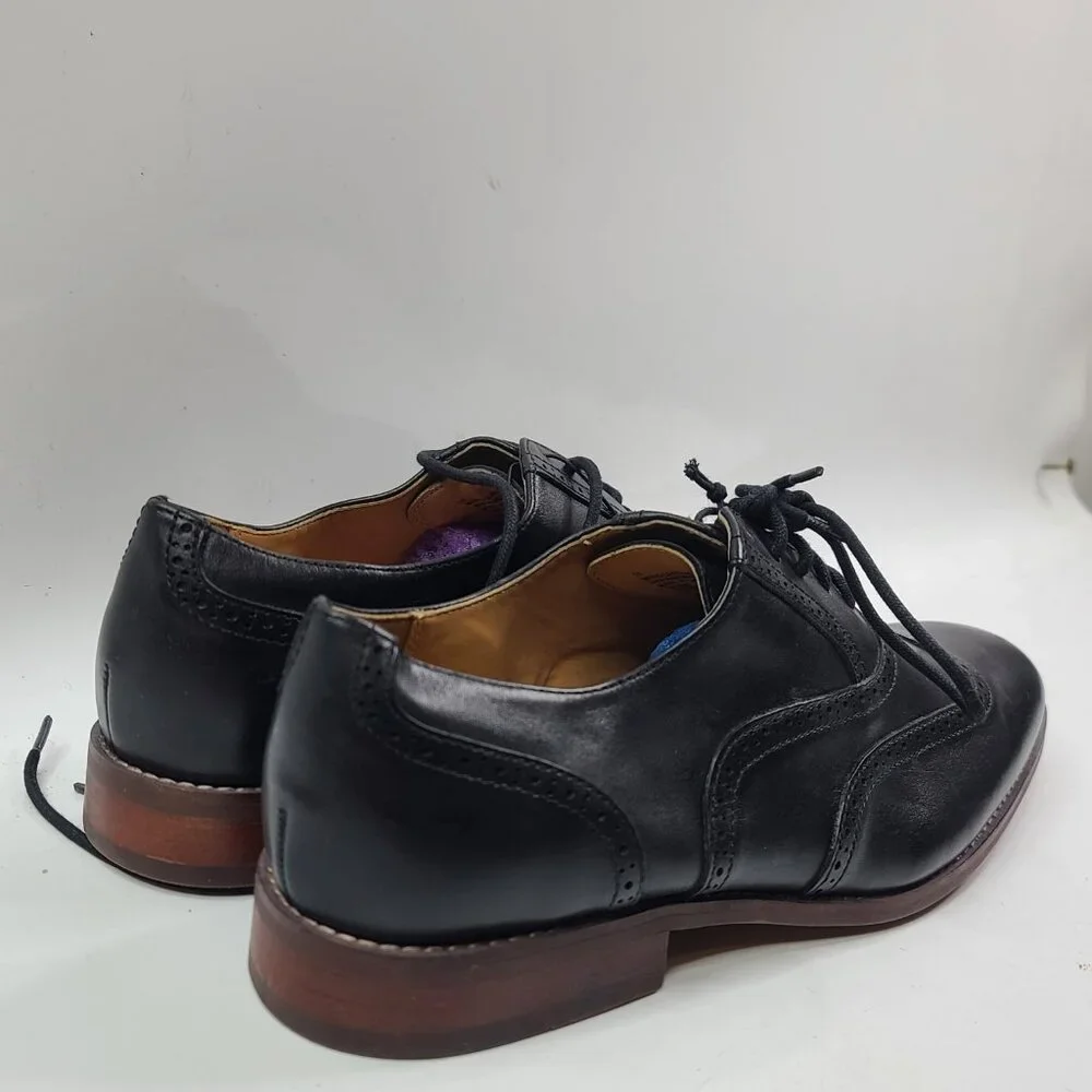 Goodfellow Men's Black Target Genuine Leather Lace Up Oxford Dress Shoes Size 11